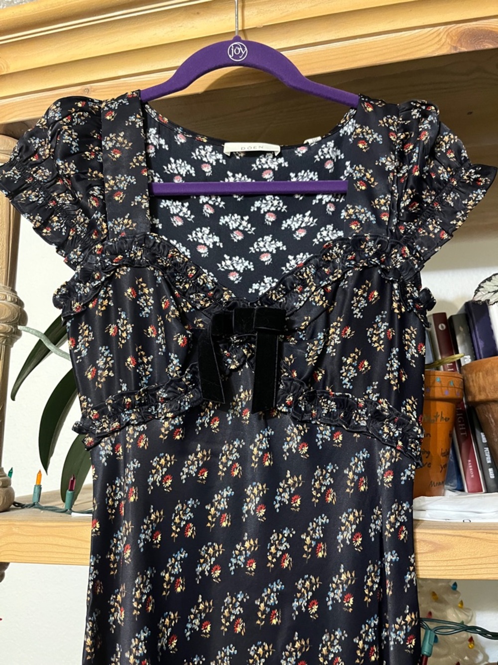 DOEN Marybell Dress in Delphinium Floral - NWT - Picture 7 of 13